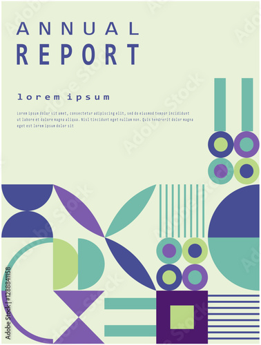 mosaic annual report template.
elegant annual report vector.
colorful mosaic annual report.
report cover mosaic.
aesthetic report cover template