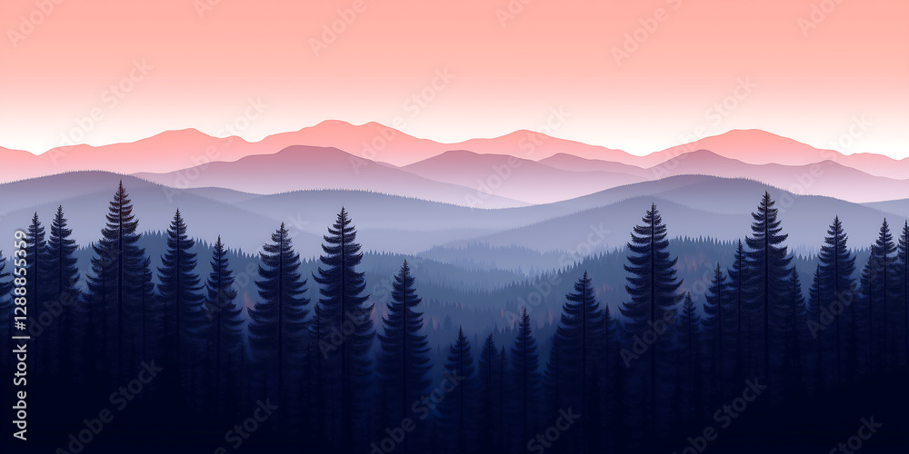 Obraz premium sunrise in the mountains
