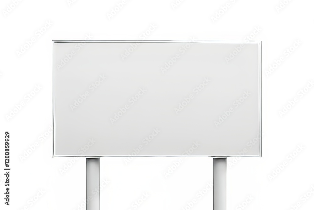 Blank Outdoor Billboard Mockup for Design Purposes Blank Outdoor Billboard Mockup for Design Purposes