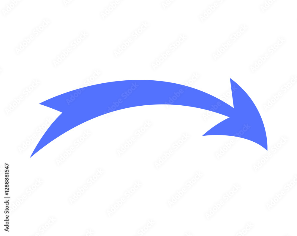 Arrow Box Curved Flow Icon Arrow Box Curved Flow Icon
