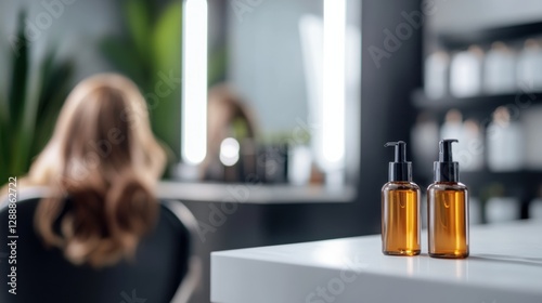 Hair restoration session in a sleek beauty clinic. Featuring rejuvenating treatments and natural regrowth solutions