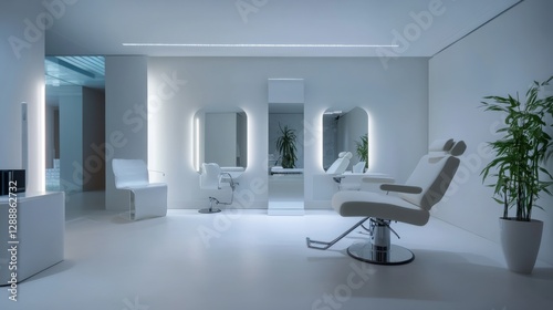 Hair restoration session in a sleek beauty clinic. Featuring rejuvenating treatments and natural regrowth solutions