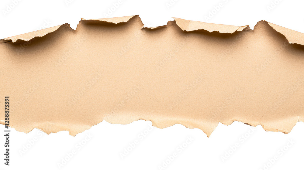 Torn paper with hole, abstract texture, empty space, ripped edges, blank sheet background for design Torn paper with hole, abstract texture, empty space, ripped edges, blank sheet background for design