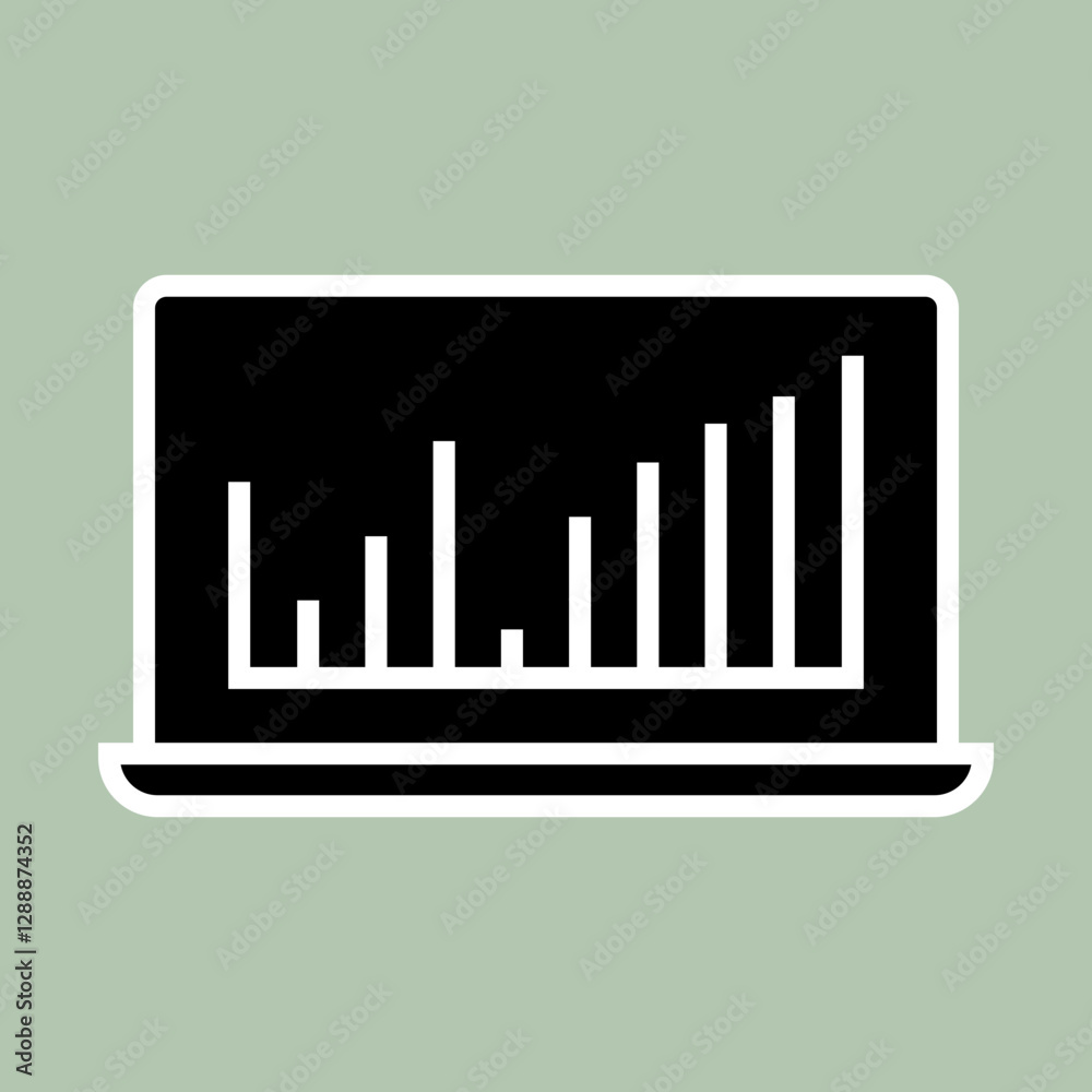 Stock Market icon Design Stock Market icon Design