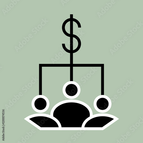 Dividend icon Design