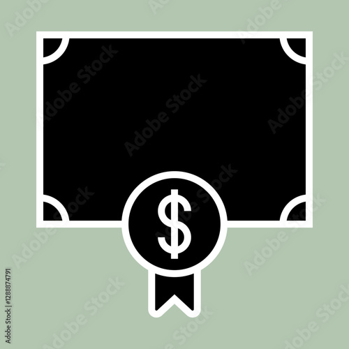 Share Certificate icon Design