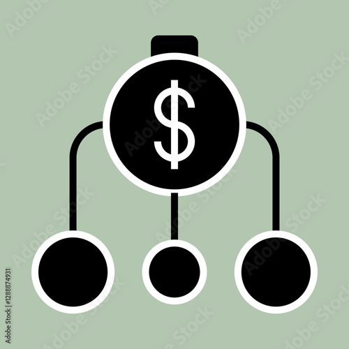 Portfolio Diversification icon Design