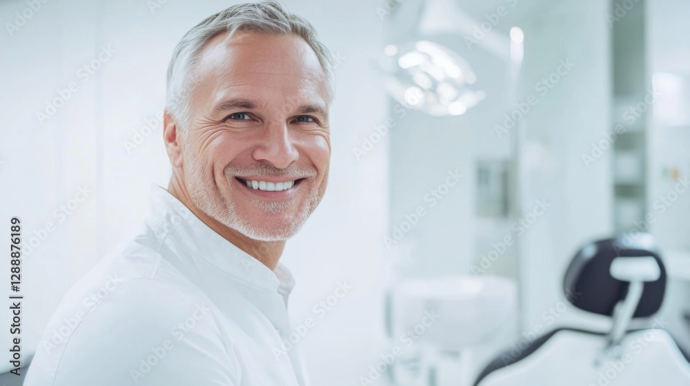 Hair restoration success story featuring a happy client in a clinic. Featuring transformation and satisfaction Hair restoration success story featuring a happy client in a clinic. Featuring transformation and satisfaction