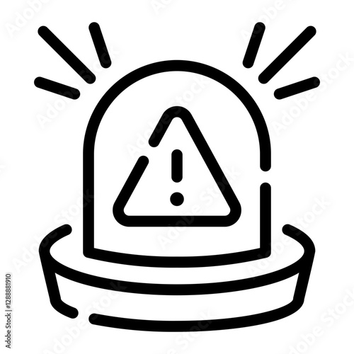 alert line icon