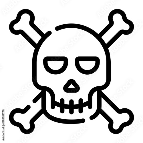 toxic line icon