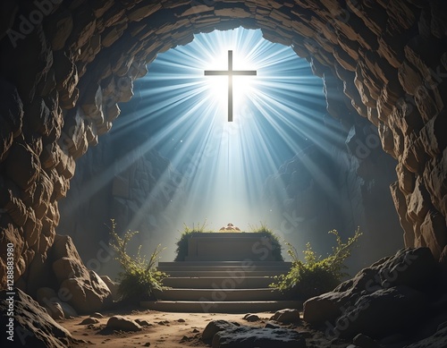 The Light of Resurrection: Cross in the Tomb and Symbols of Easter