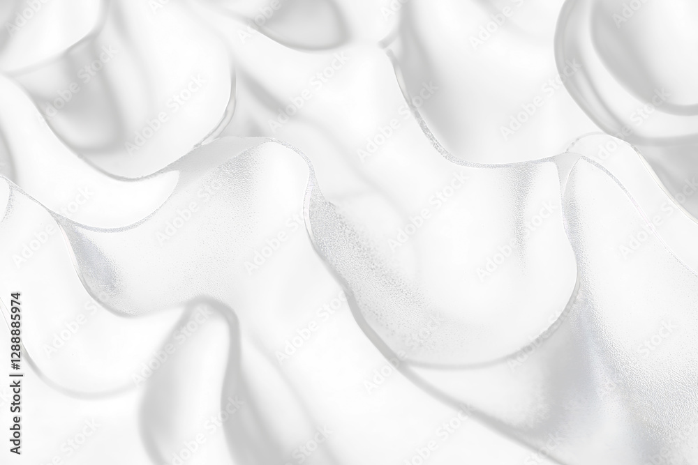 Obraz premium Abstract Transparent wavy fabric texture.