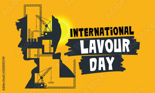 International worker day, Lavour day banner design illustrations, 1st May event world wide.