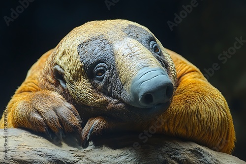 Sloth Portrait Zoo Exhibit