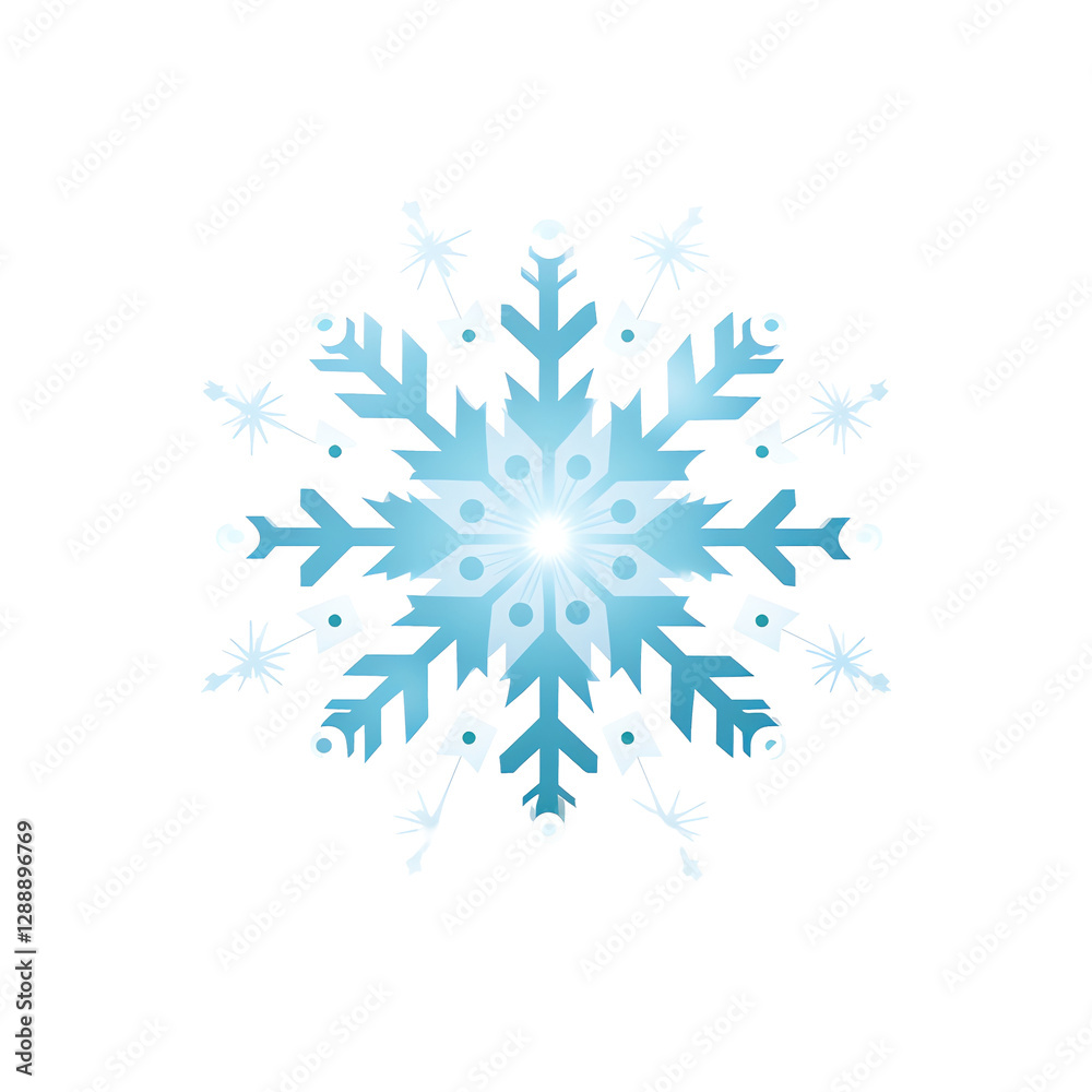 Isolated Snowflake Isolated Snowflake