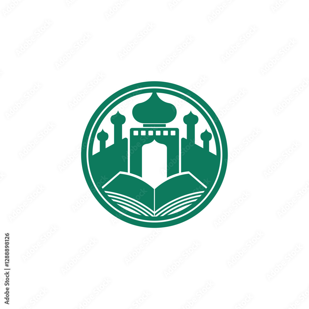 Simple Islamic mosque logo for icon or symbol Simple Islamic mosque logo for icon or symbol