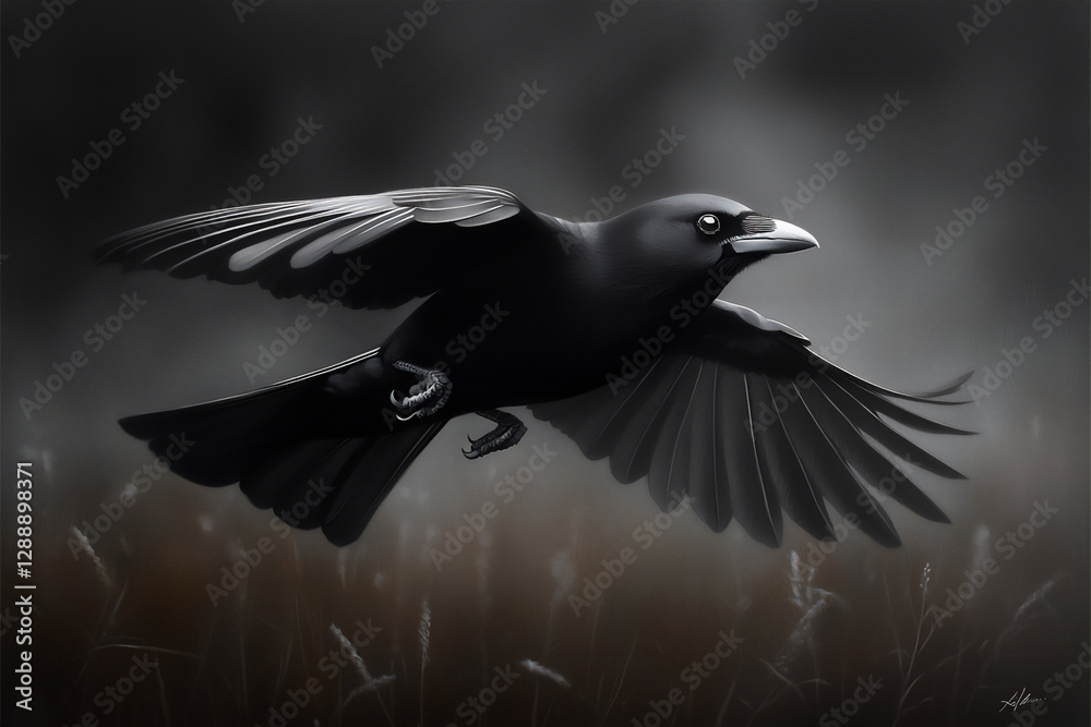 Fototapeta premium wildlife art: drawing birds in flight explore techniques for drawing bird