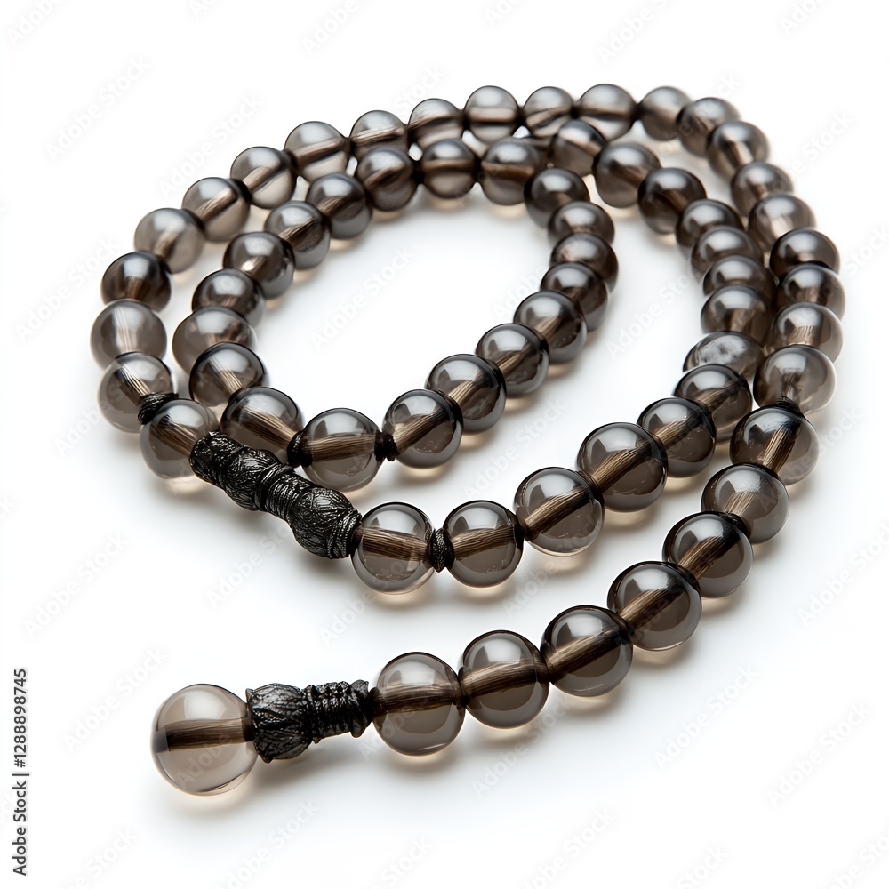 Smoky Quartz Prayer Beads Mala Spiritual Jewelry Accessory
