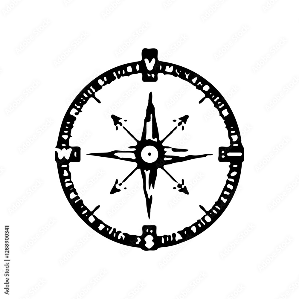 Monochrome Compass Rose Artistic Direction Monochrome Compass Rose Artistic Direction
