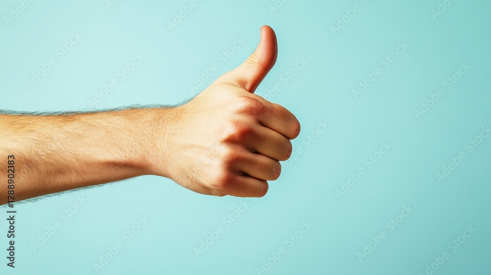 Thumbs-Up Hand Gesture Thumbs-Up Hand Gesture