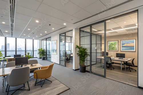 modern office interior.