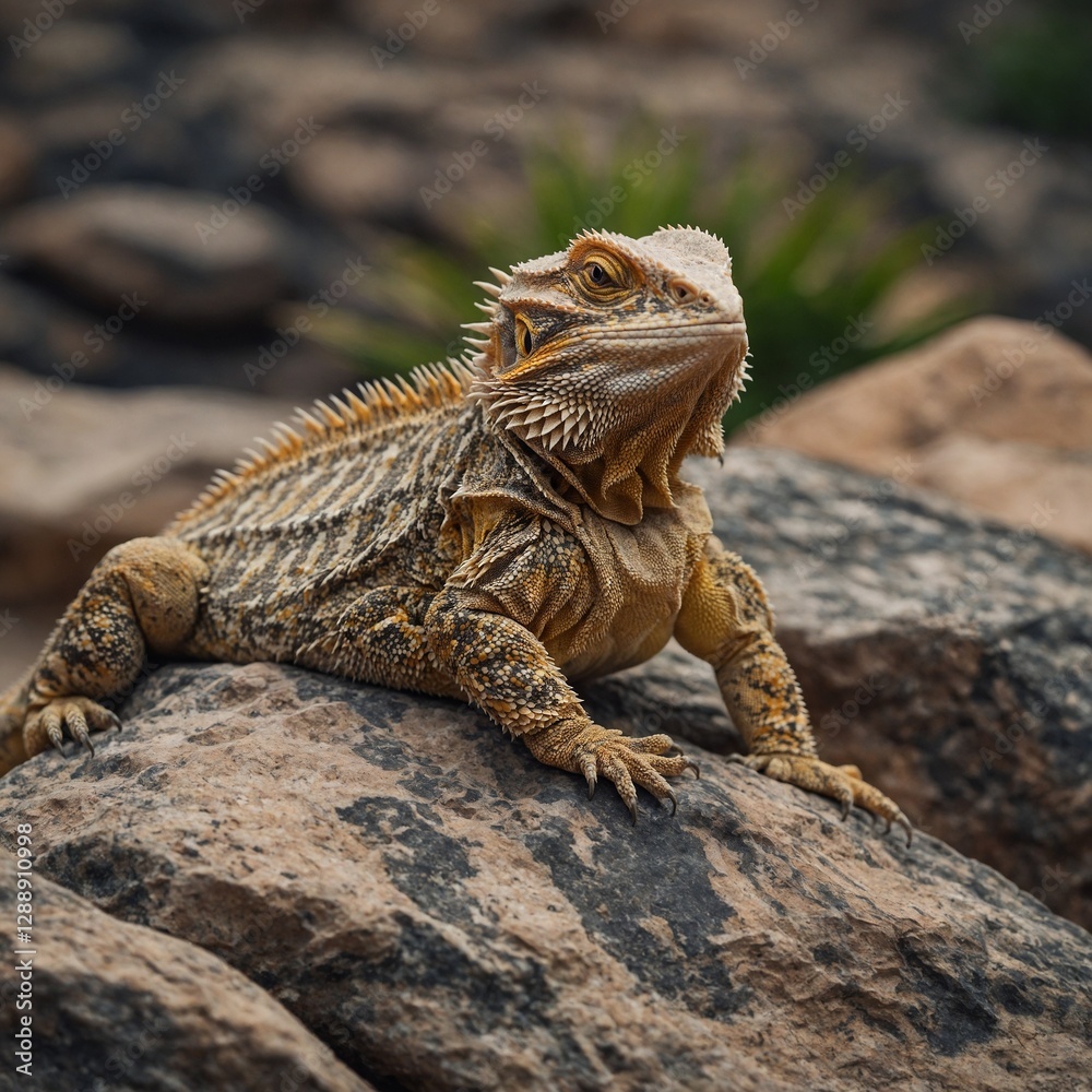 Obraz premium galapagos land iguana