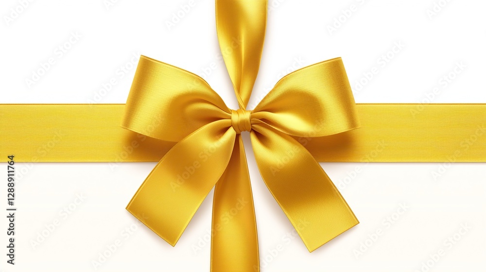 Elegant golden bow made from a shiny ribbon, perfect for gift - wrapping or as a decorative wallpaper element. Elegant golden bow made from a shiny ribbon, perfect for gift - wrapping or as a decorative wallpaper element.