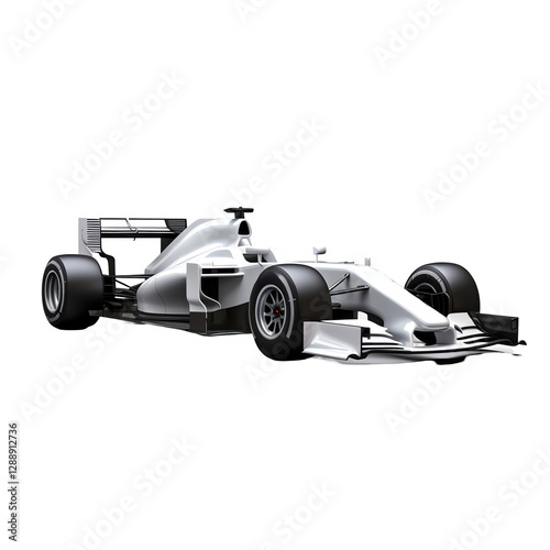 Isolated Formula 1 Race Car