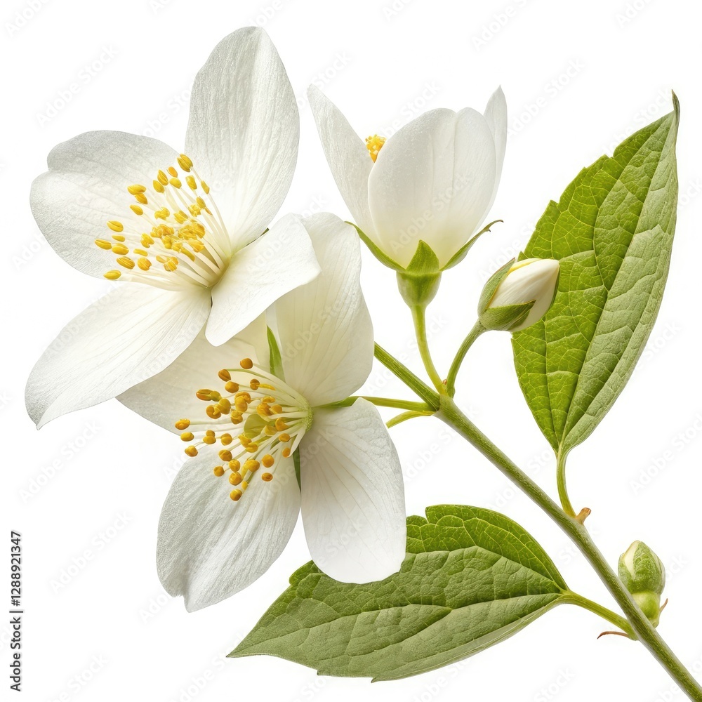 Obraz premium white frangipani flowers