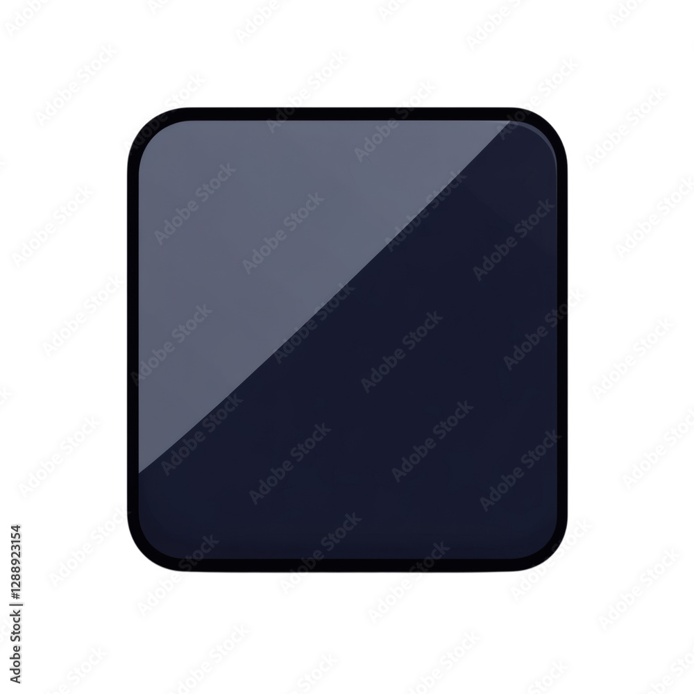 Tumblr Icon in Flat Navy Blue Isolated on Transparent Background Tumblr Icon in Flat Navy Blue Isolated on Transparent Background