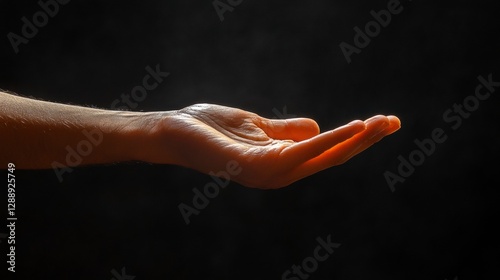 main tendu humain 