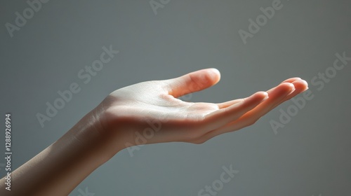 main tendu humain 