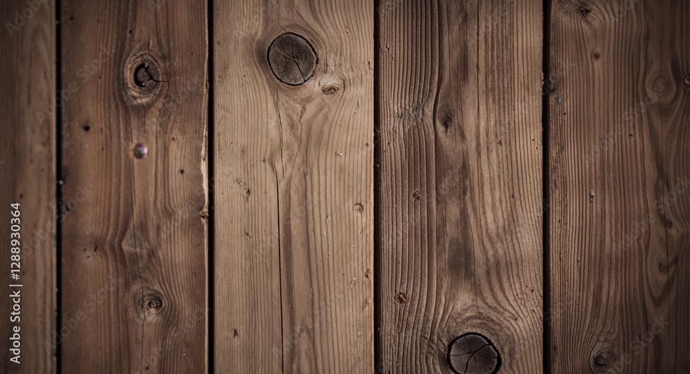 Naklejka premium Rustic brown wood planks background texture
