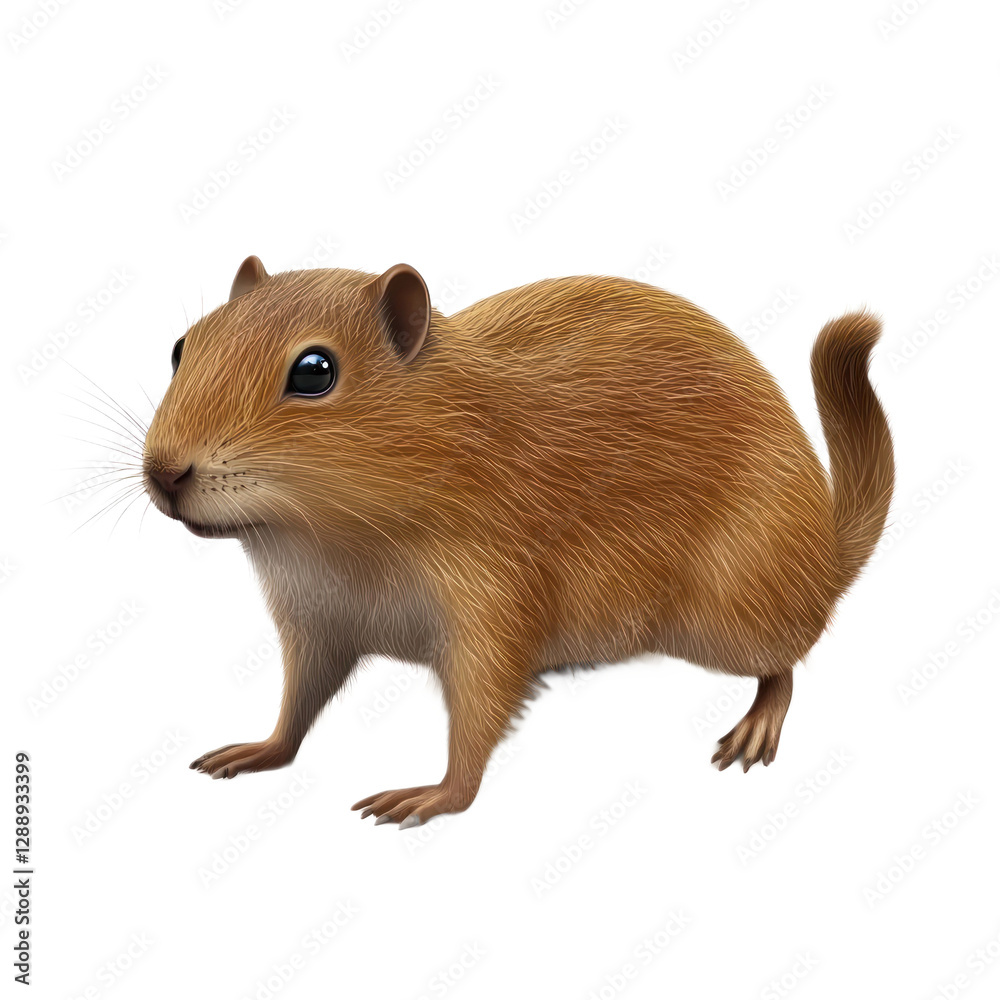 custom made wallpaper toronto digital3D vector icon of Agouti isolated on transparency background