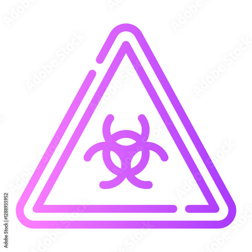 biohazard gradient icon