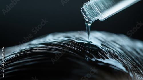 Hair restoration therapy in a sleek wellness center. Featuring rejuvenating regrowth solutions and natural hair rejuvenation