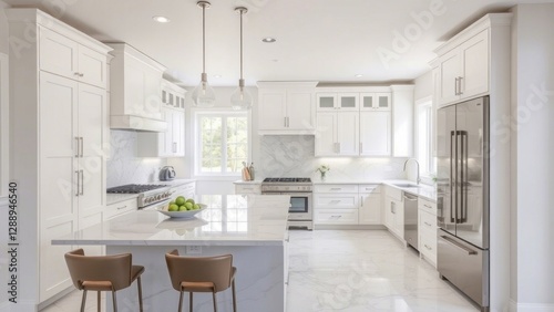 Wallpaper Mural modern kitchen interior with kitchen Torontodigital.ca