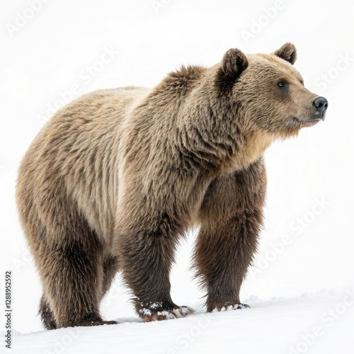 Wallpaper Mural brown bear on a rock Torontodigital.ca