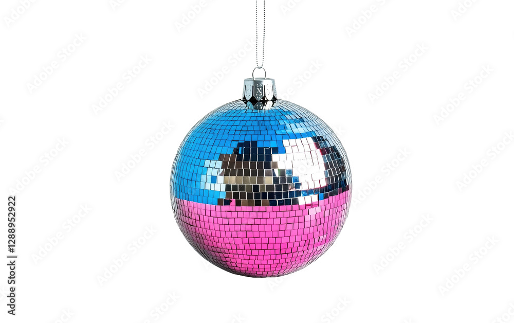 Obraz premium Disco ball on transparent or white background,png