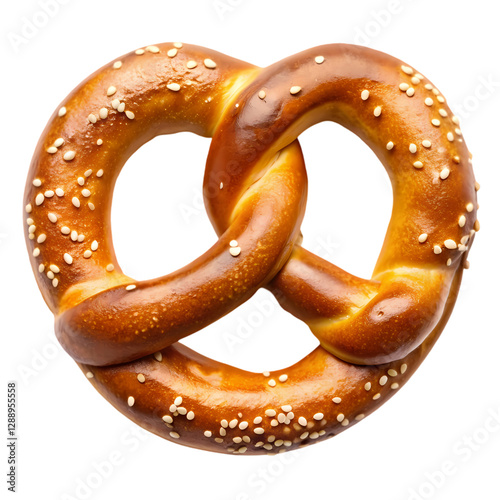 Giant Soft Pretzel: Recipe, Baking, & History isolated on transparent background