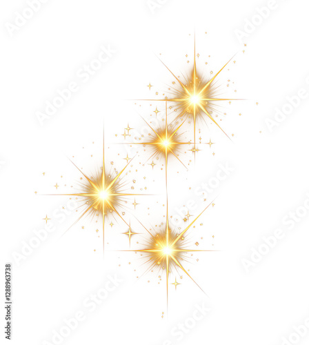 PNG A vector glowing gold light effect lights background lighting.