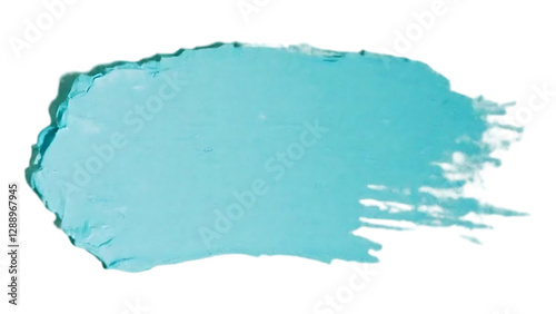 Abstract Teal Paint Swirl Texture photo