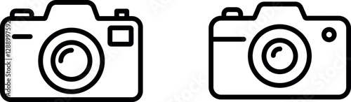 Camera Icon – Symbol Representing Photography, Visual Media, and Image Capture