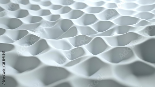 Textured surface with dynamic wave patterns creating depth and i
