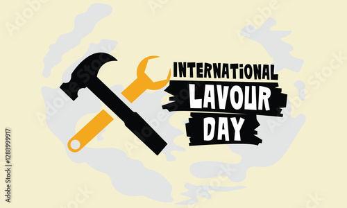 International lavour day banner design illustrations.