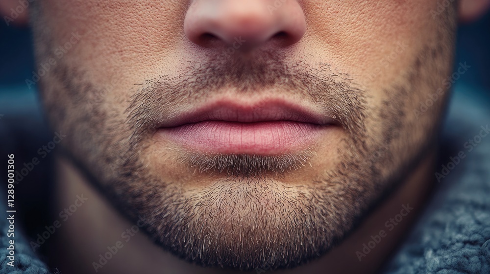 A close-up view of a man's face featuring a long beard A close-up view of a man's face featuring a long beard