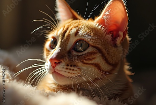 Ai splendido gatto arancione 02
