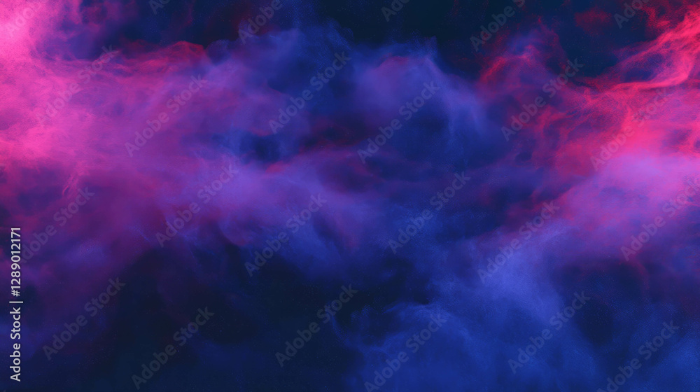Fototapeta premium Enchanting glitter and smoke background for creative design