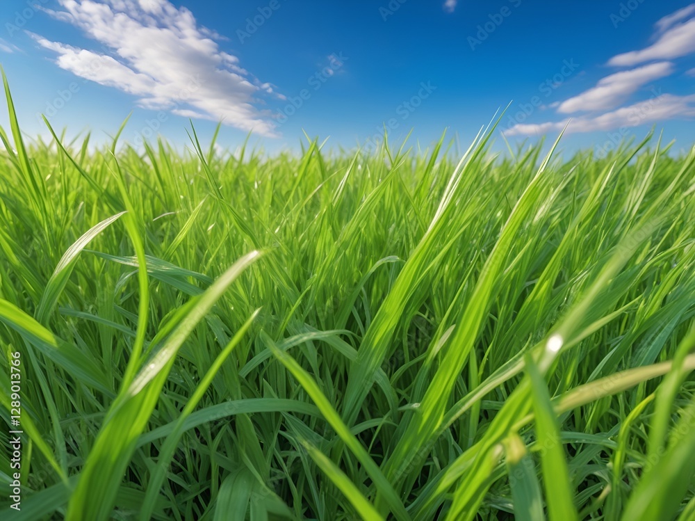 Grass and Sky Background Grass and Sky Background