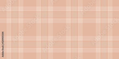 Ireland background textile tartan, complexity check fabric seamless. Mockup pattern plaid texture vector in light and orange colors.